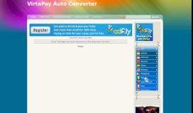 
							         VirtaPay Auto Converter: Register & Login								  
							    