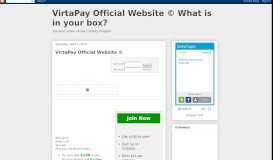 
							         VirtaPay Official Website © What is in your box?								  
							    