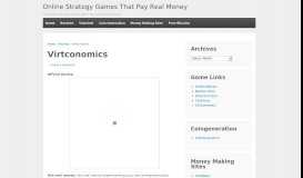 
							         Virtconomics | Online Strategy Games That Pay Real Money								  
							    