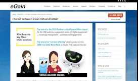 
							         Virtual Assistant Software, Chatbot Software, Chat bot | eGain								  
							    
