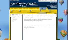 
							         Virtual Backpack - Readington Township Public Schools								  
							    
