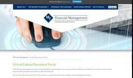 
							         Virtual Cabinet Document Portal - MT Financial Management								  
							    
