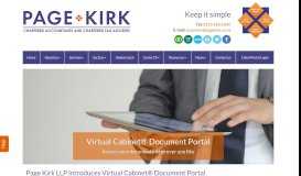 
							         Virtual Cabinet Nottingham : Page Kirk - Page Kirk LLP								  
							    