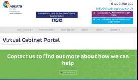 
							         Virtual Cabinet Portal - Alextra Accountants								  
							    