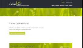 
							         Virtual Cabinet Portal - Joel Richmond								  
							    