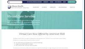 
							         Virtual Care | Mason General Hospital & Family of Clinics								  
							    