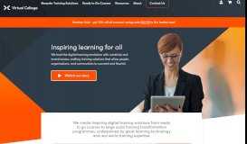 
							         Virtual College: Online Courses | Bespoke e-learning | Learning ...								  
							    