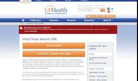 
							         Virtual Private Network (VPN) | UF Health, University of Florida Health								  
							    