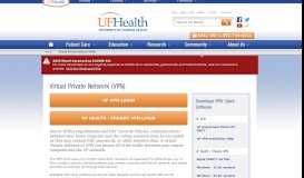 
							         Virtual Private Network (VPN) | UF Health, University of Florida ...								  
							    