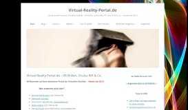 
							         Virtual-Reality-Portal.de: Das deutsche Portal zur Virtuellen Realität ...								  
							    