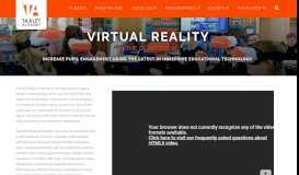 
							         Virtual Reality – Tablet Academy								  
							    