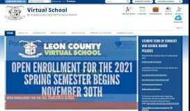 
							         Virtual School / Homepage - Leon County Schools								  
							    