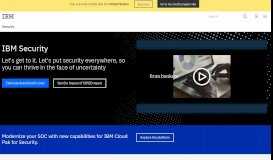 
							         Virtual Security Operations Center | IBM								  
							    