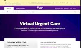 
							         Virtual Urgent Care | NYU Langone Health								  
							    