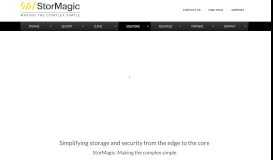 
							         Virtualized Storage | Hyperconvergence | Edge Computing StorMagic								  
							    