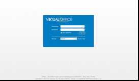
							         VirtualOffice Sign In								  
							    