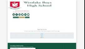
							         Virtute Experiamur | Page 17 - Westlake Boys High School								  
							    