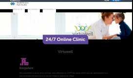 
							         Virtuwell - 24/7 online clinic for virtual diagnosis & care								  
							    