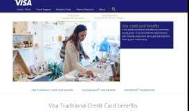 
							         Visa Benefits | Credit Card Benefits Services | Visa								  
							    