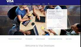 
							         Visa Developer | APIs, Tools & Expertise | Visa								  
							    