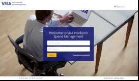 
							         Visa IntelliLink Spend Management | Log in								  
							    