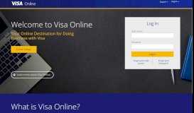 
							         Visa Online								  
							    
