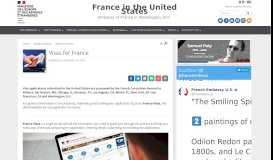 
							         Visas for France - France in the United States / Embassy of France in ...								  
							    
