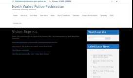 
							         Vision Express – North Wales Police Federation								  
							    