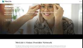 
							         Vision Insurance | MetLife								  
							    