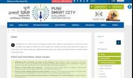 
							         Vision - Pune Smart City Portal								  
							    