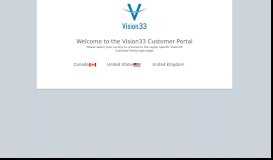 
							         Vision33 Customer Portal								  
							    