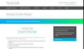 
							         Vision's Client Portal | Vision - VisionPLC								  
							    