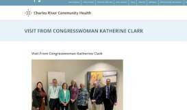 
							         Visit From Congresswoman Katherine Clark – Charles River ...								  
							    