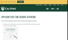 
							         Visit My Cal Poly Portal - Cal Poly Admissions - Cal Poly, San Luis ...								  
							    