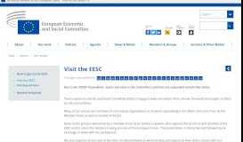 
							         Visit the EESC | European Economic and Social Committee								  
							    