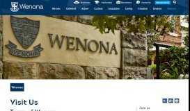 
							         Visit Us - Wenona School								  
							    
