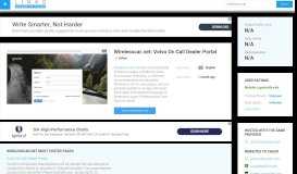 
							         Visit Wirelesscar.net - Volvo On Call Dealer Portal.								  
							    