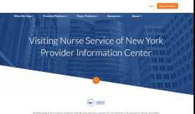 
							         Visiting Nurse Service of New York CHOICE – Provider Information ...								  
							    