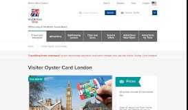 
							         Visitor Oyster Card London | Buy in Advance Online ...								  
							    