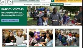 
							         Visitors Portal | Salem Community College								  
							    