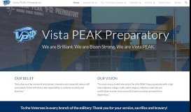
							         Vista PEAK Preparatory – We are Brilliant. We are Bison Strong. We ...								  
							    