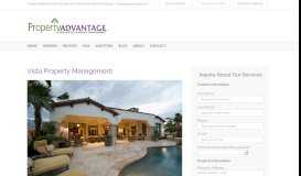 
							         Vista Property Management - PropertyADVANTAGE								  
							    