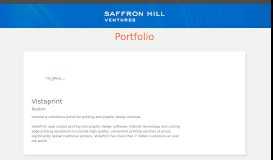 
							         Vistaprint | Portfolio - Saffron Hill Ventures								  
							    