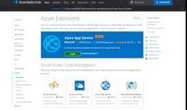 
							         Visual Studio Code Azure Extensions								  
							    