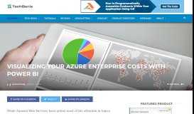 
							         Visualizing your Azure enterprise costs with Power BI - TechGenix								  
							    