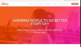 
							         Vitality - Health and Wellness Solutions That Work								  
							    