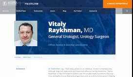 
							         Vitaly Raykhman, MD - Vitaly Raykhman | Accord Physicians PLLC								  
							    
