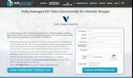 
							         Vitamin Shoppe Fully-managed EDI | B2BGateway								  
							    