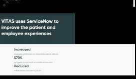 
							         VITAS Healthcare – Customer Stories – ServiceNow								  
							    