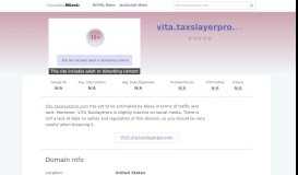
							         Vita.taxslayerpro.com website. Home Page - VITA/TCE ...								  
							    